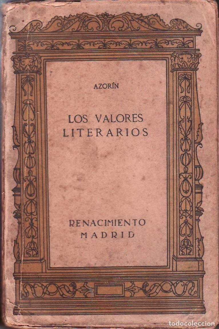 Libros: AZORIN.- - Los valores literarios. - Foto 1