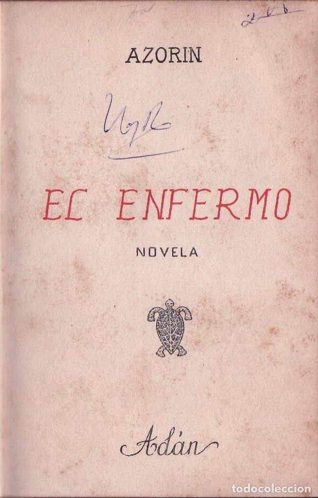 Libros: AZORIN.- - El enfermo. - Foto 1