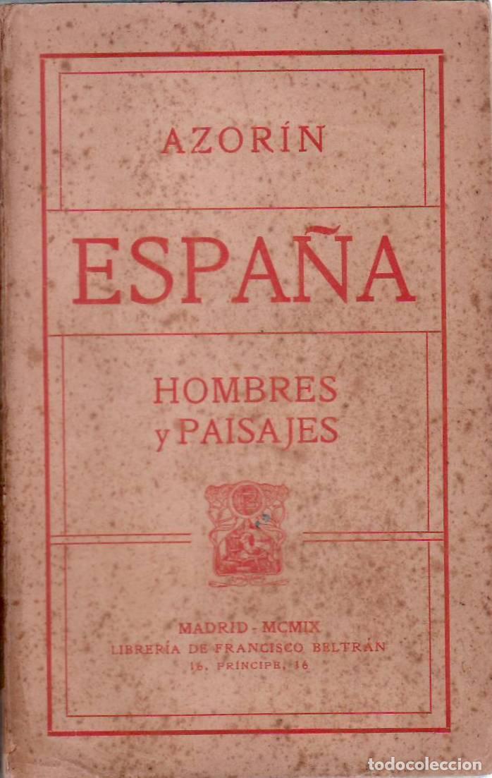 Libros: AZORIN.- - Espa&ntilde;a. (Hombres y paisajes). - Foto 1
