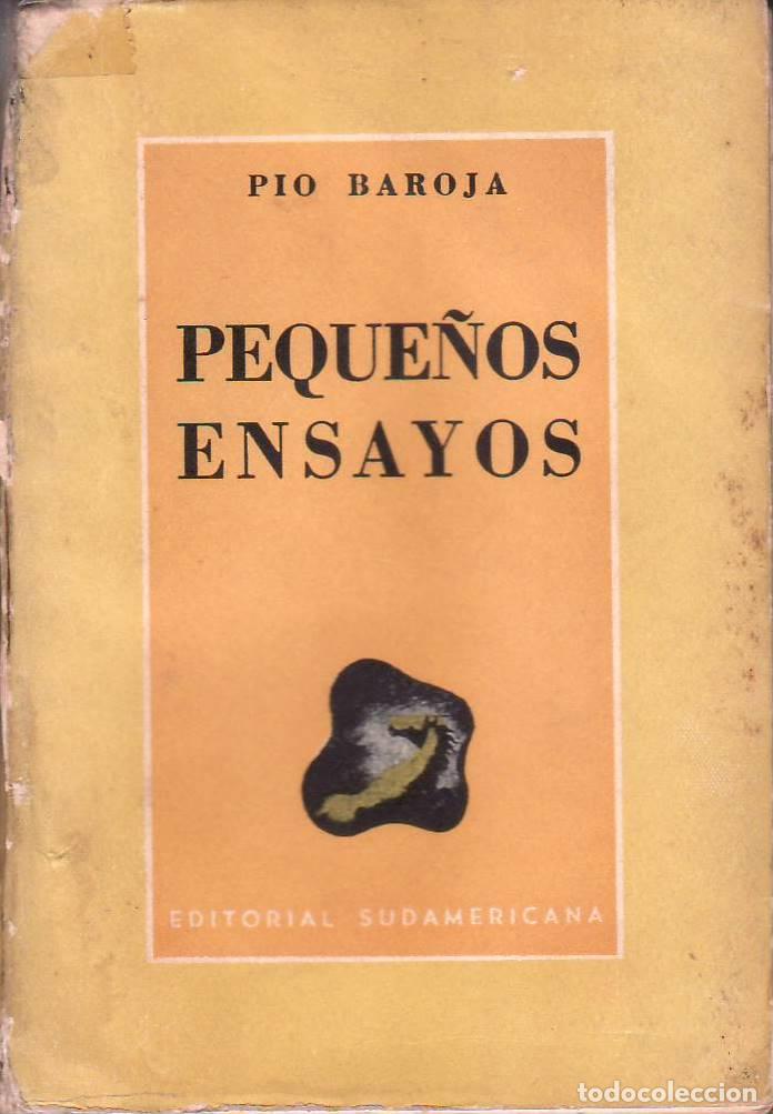 Libros: BAROJA, P&iacute;o.- - Peque&ntilde;os ensayos. - Foto 1