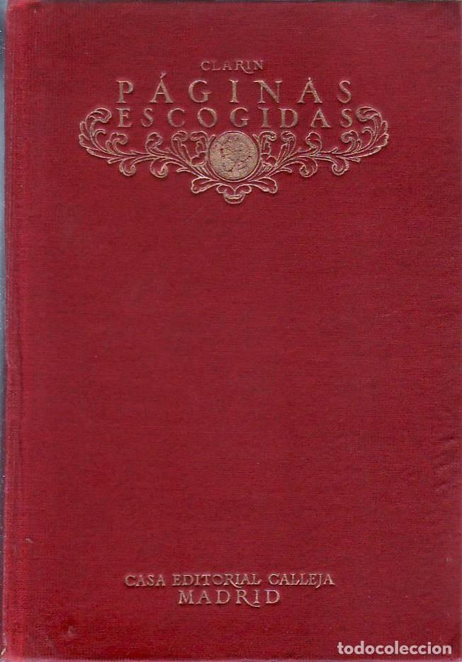 Libros: CLARIN (Leopoldo Alas).- - P&aacute;ginas escogidas. - Foto 1