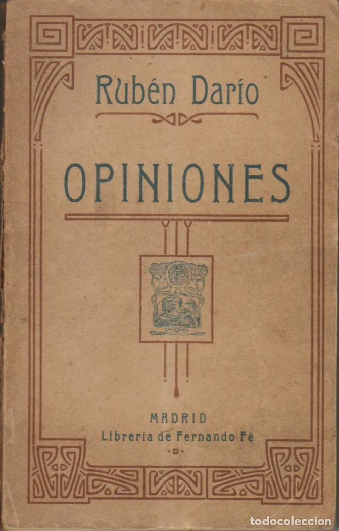 Libros: DAR&Iacute;O, Rub&eacute;n.- - Opiniones. - Foto 1