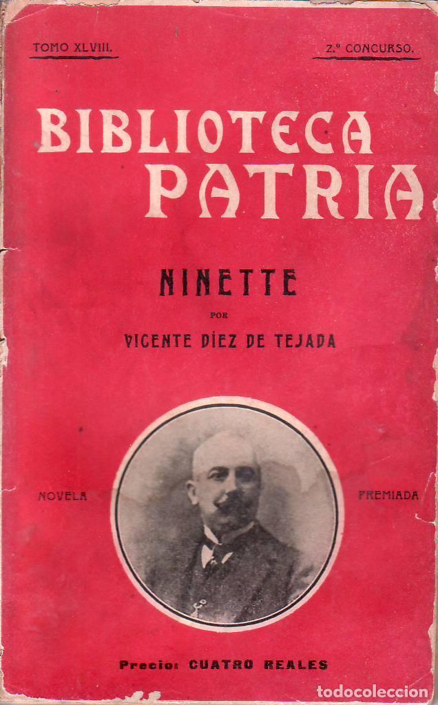 Libros: DIEZ DE TEJADA, Vicente.- - Ninette. - Foto 1