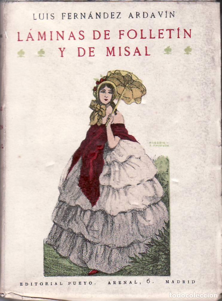 Libros: FERNANDEZ ARDAVIN, Luis.- - L&aacute;minas de follet&iacute;n y de misal. - Foto 1