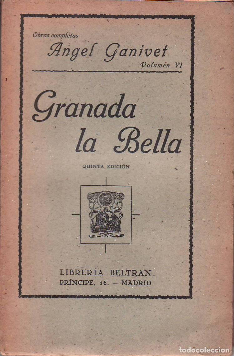 Libros: GANIVET, Angel.- - Granada la bella. - Foto 1