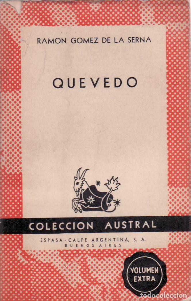 Libros: GOMEZ DE LA SERNA, Ram&oacute;n.- - Quevedo. - Foto 1