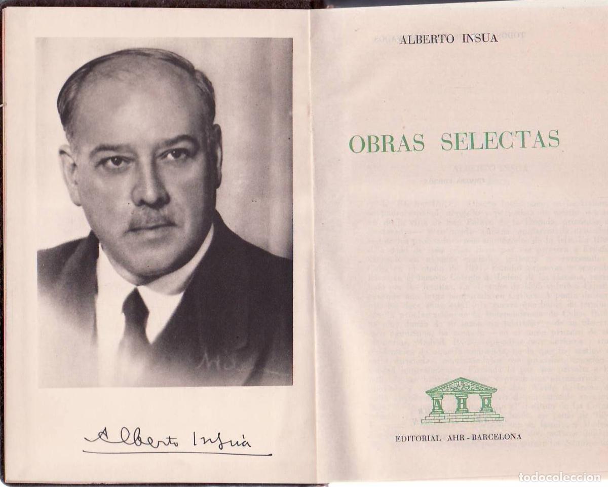Libros: INSUA, Alberto.- - Obras selectas. - Foto 1