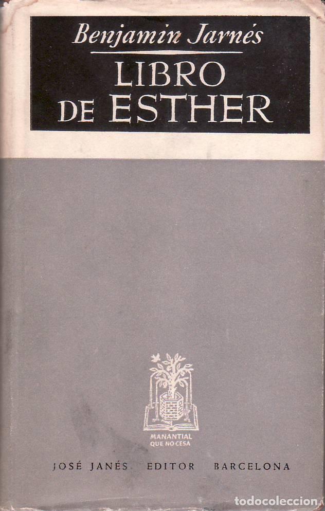 Libros: JARN&Eacute;S, Benjam&iacute;n.- - Libro de Esther. - Foto 1
