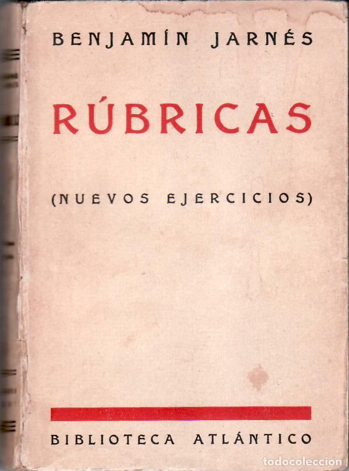 Libros: JARN&Eacute;S, Benjam&iacute;n.- - R&uacute;bricas. (Nuevos ejercicios). - Foto 1