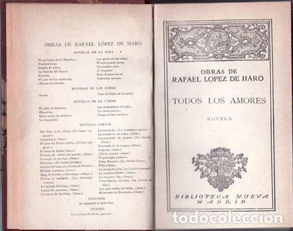 Libros: LOPEZ DE HARO, Rafael.- - Todos los amores. - Foto 1