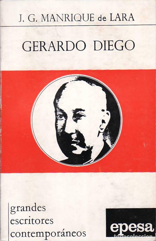 Libros: MANRIQUE DE LARA, Jos&eacute; Gerardo.- - Gerardo Diego. - Foto 1