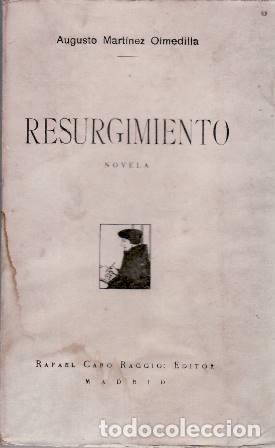 Libros: MARTINEZ OLMEDILLA, Augusto.- - Resurgimiento. - Foto 1