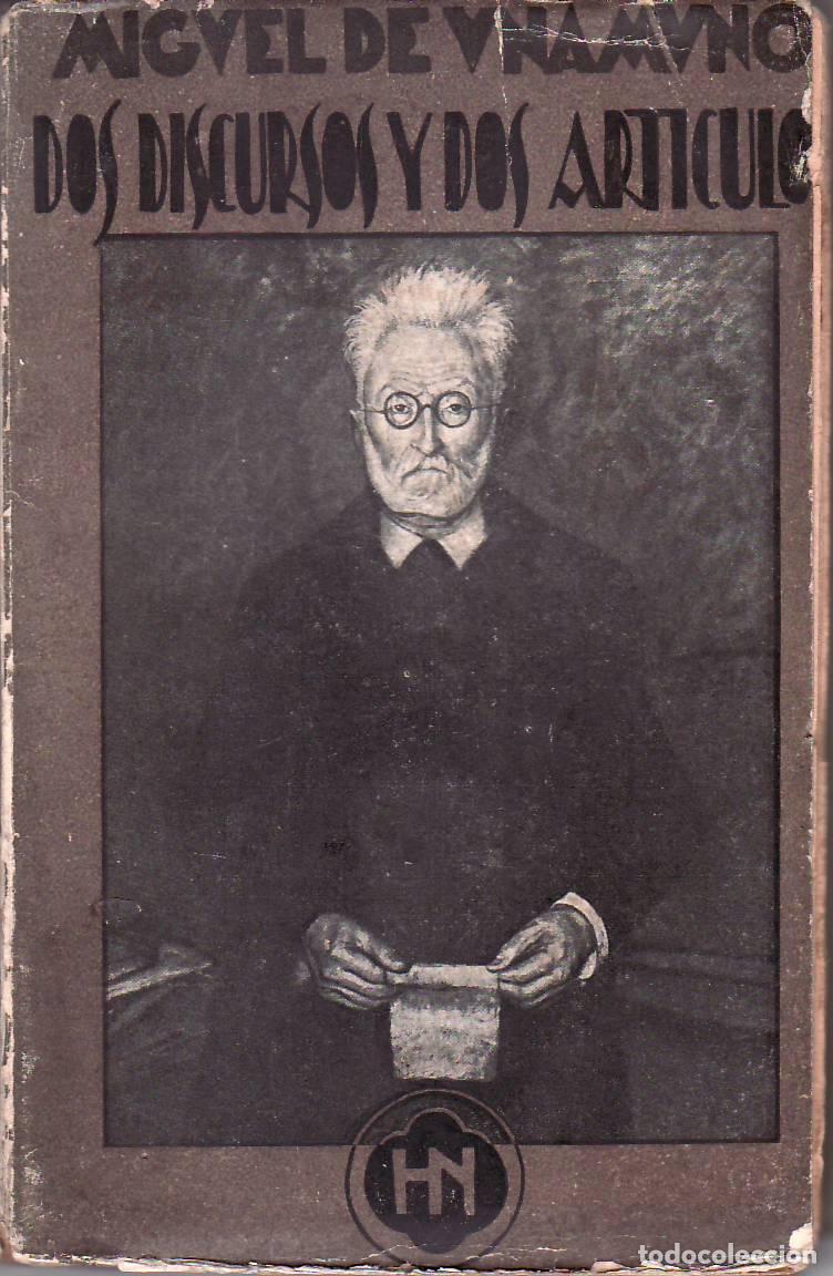 Libros: UNAMUNO, Miguel de.- - Dos art&iacute;culos y dos discursos. - Foto 1