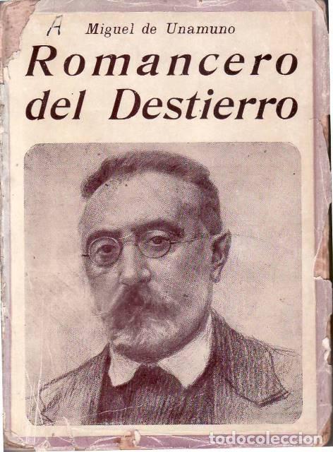 Libros: UNAMUNO, Miguel de.- - Romancero del destierro. - Foto 1