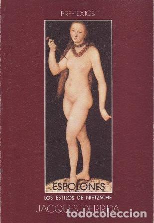 Libros: DERRIDA, Jacques.- - Espolones. Los estilos de Nietzsche. - Foto 1