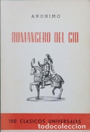 Libros: AN&Oacute;NIMO.- - Romancero del Cid. - Foto 1