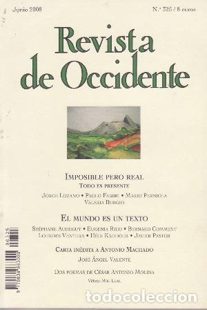 Libros: VV. AA.- - Revista de Occidente. N&ordm; 325. Junio 2008 - Foto 1