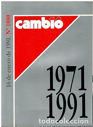 Libros: VV. AA.- - Cambio 16. N&ordm; 1000. 1971-1991. - Foto 1