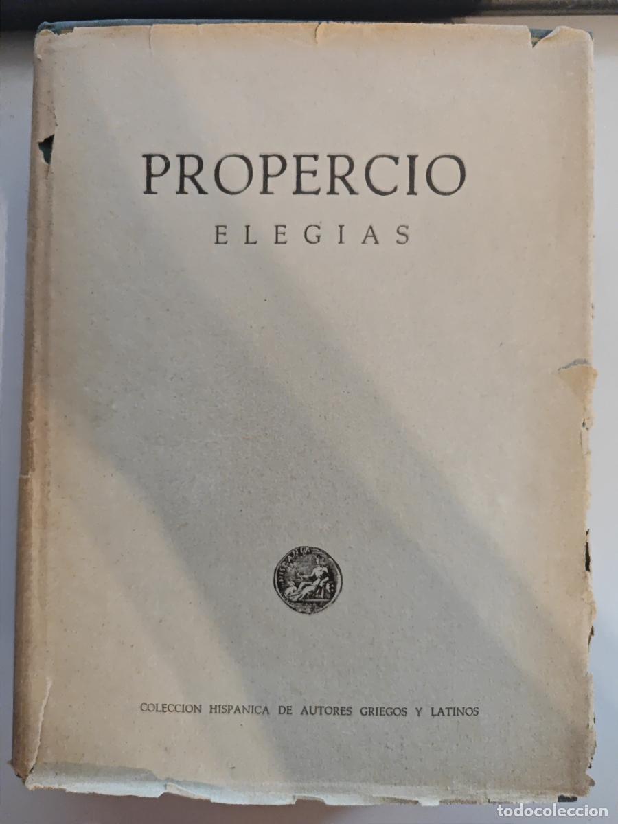 Libros: Eleg&iacute;as. - Propercio. TDK943 - Foto 1