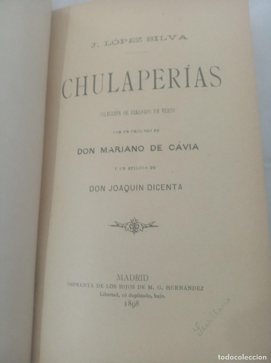 Libros: CHULAPERIAS ( MARIANO DE CAVIA , 1898 ) - Foto 2