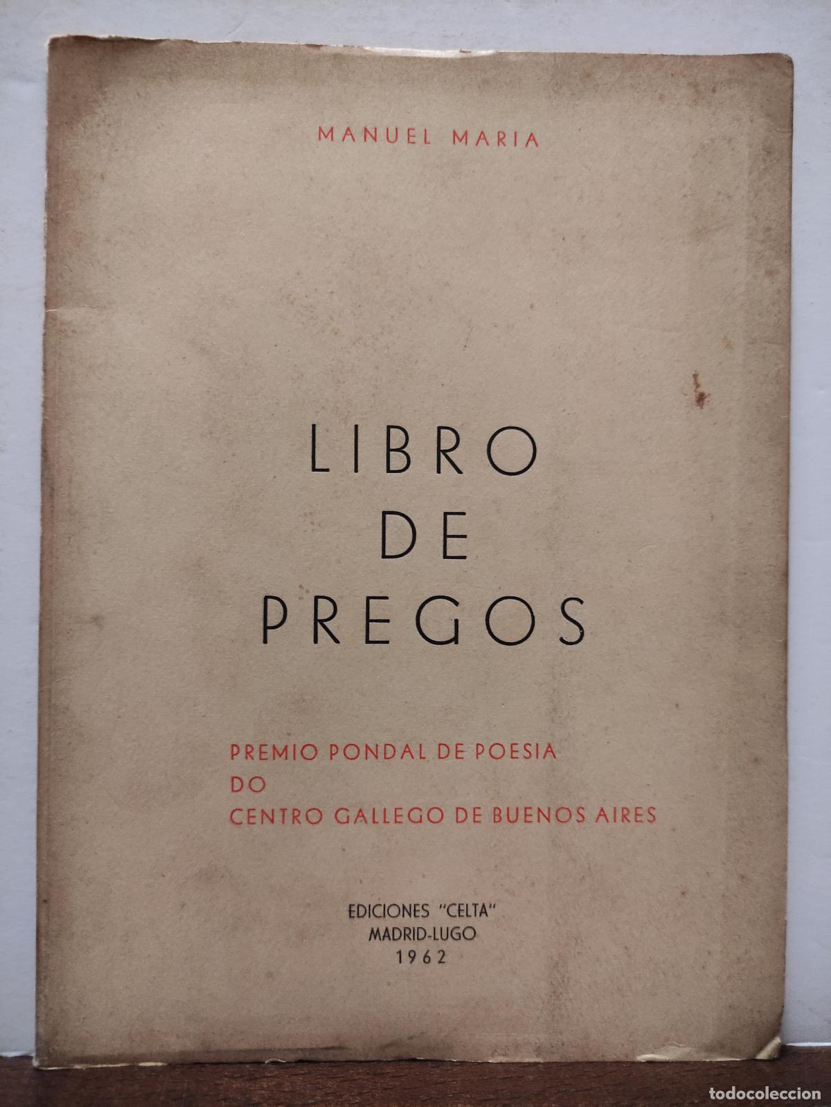Libros: LIBRO DE PREGOS - MANUEL MARIA - Foto 1