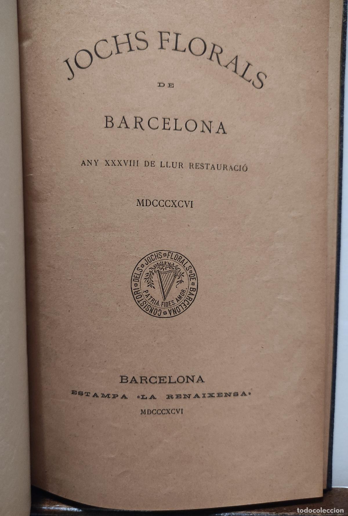 Libros: JOCHS FLORALS DE BARCELONA - Foto 8