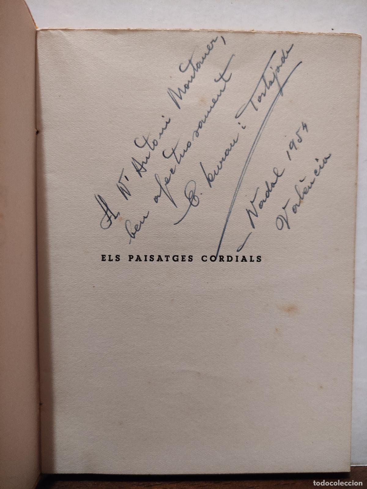 Libros: ELS PAISATGES CORDIALS - E. DURAN I TORTAJADA - Foto 6