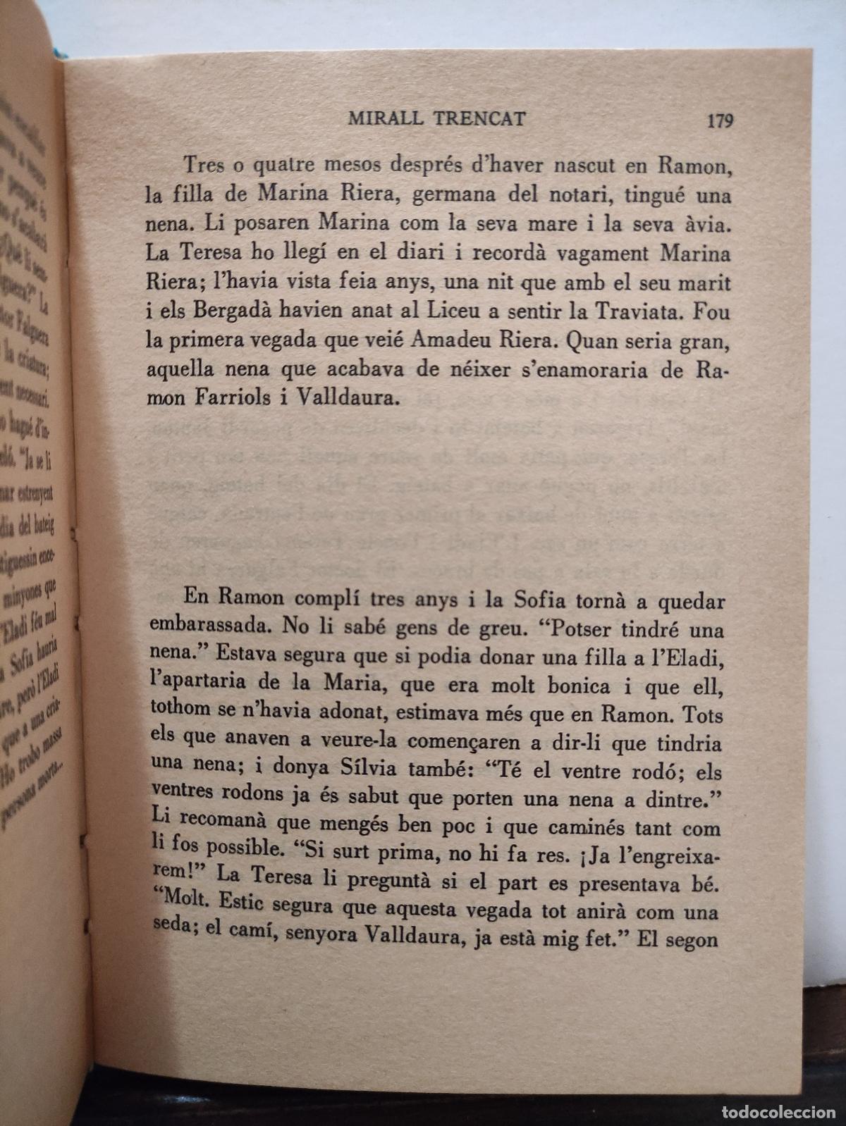 Libros: MIRALL TRENCAT - MERCE RODOREDA - Foto 3