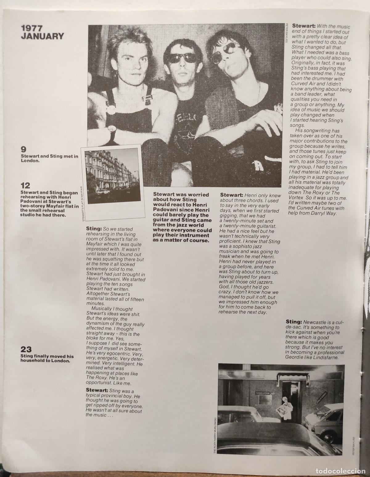 Libros: THE POLICE - A VISUAL DOCUMENTARY BY MILES - Foto 4