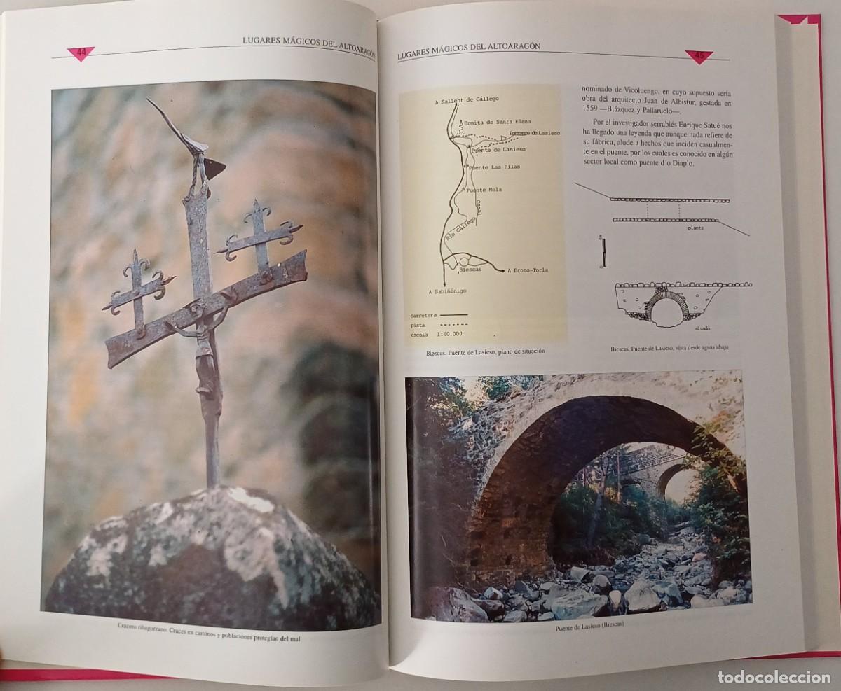Libros: LUGARES M&Aacute;GICOS DEL ALTOARAG&Oacute;N -- ADOLFO CAST&Aacute;N - Foto 4