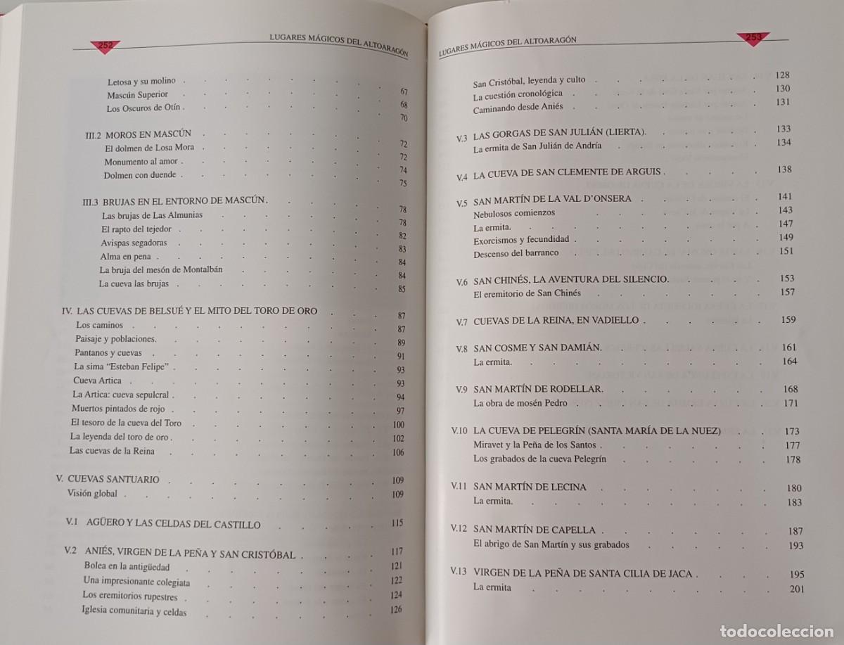 Libros: LUGARES M&Aacute;GICOS DEL ALTOARAG&Oacute;N -- ADOLFO CAST&Aacute;N - Foto 8