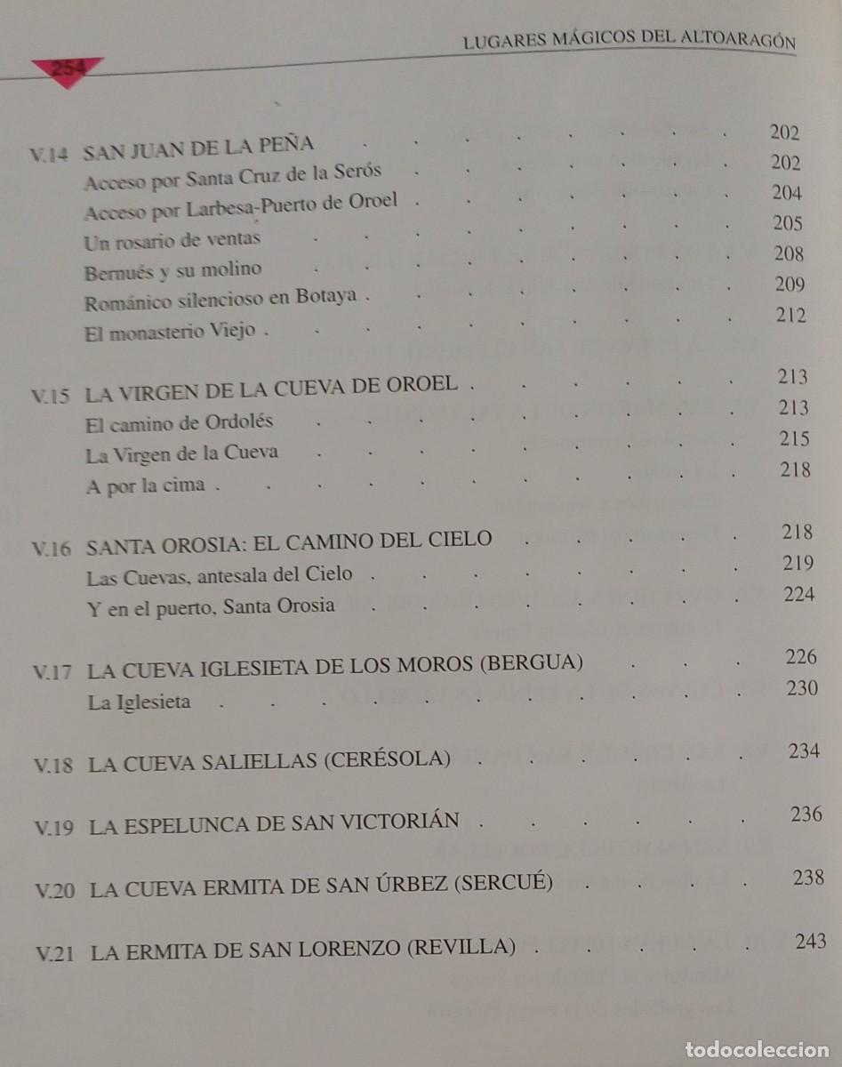 Libros: LUGARES M&Aacute;GICOS DEL ALTOARAG&Oacute;N -- ADOLFO CAST&Aacute;N - Foto 9