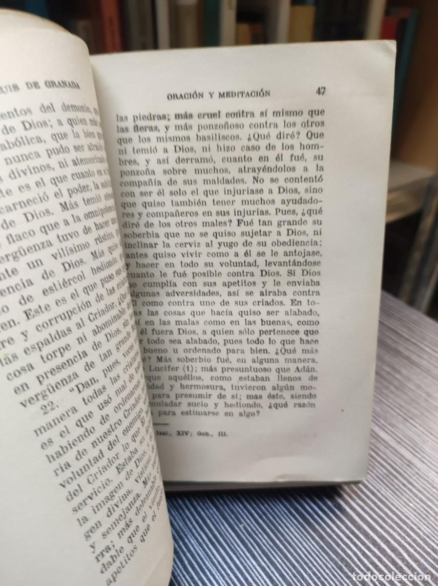 Libros: ORACION Y MEDITACION FRAY LUIS DE GRANADA - Foto 4