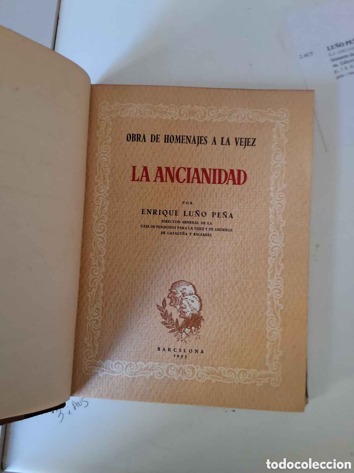 Libros: LA ANCIANIDAD. Enrique Lu&ntilde;o Pe&ntilde;a. - Foto 3