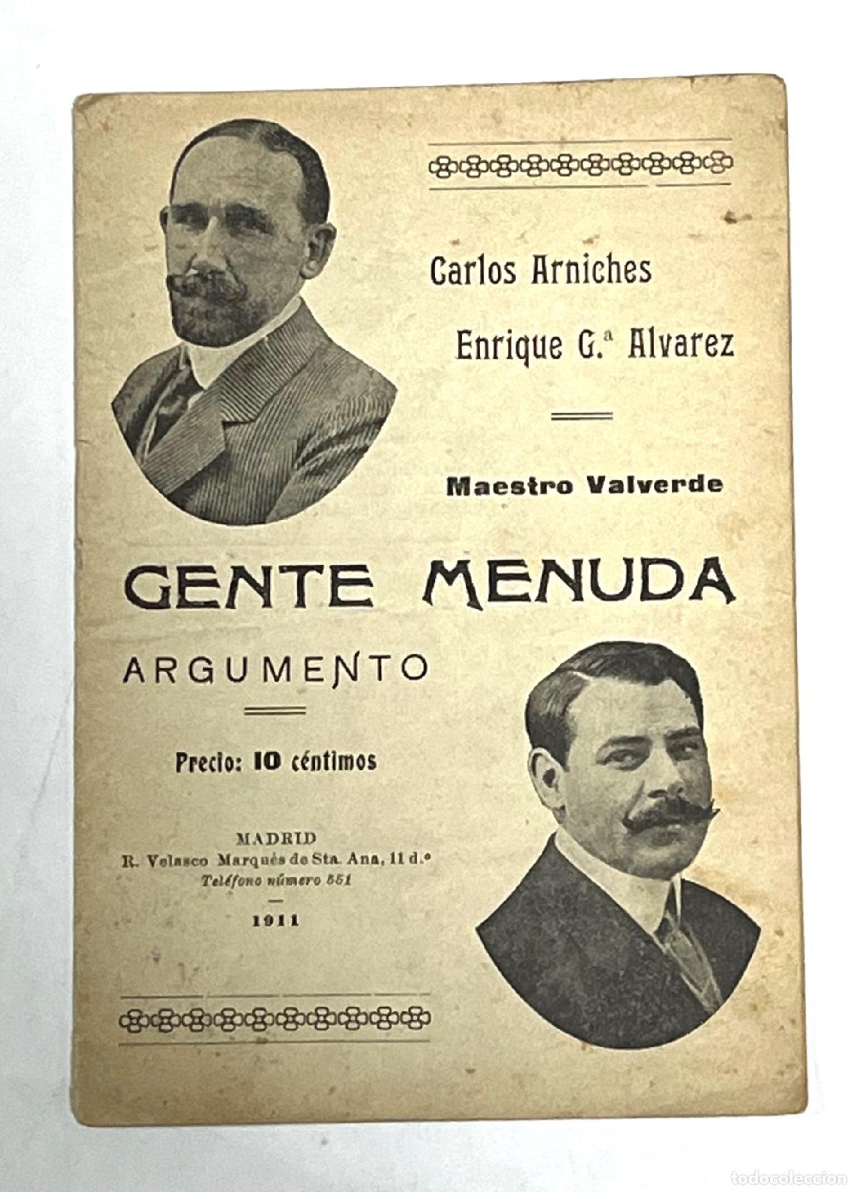 Libros: GENTE MENUDA. Argumento - Foto 1