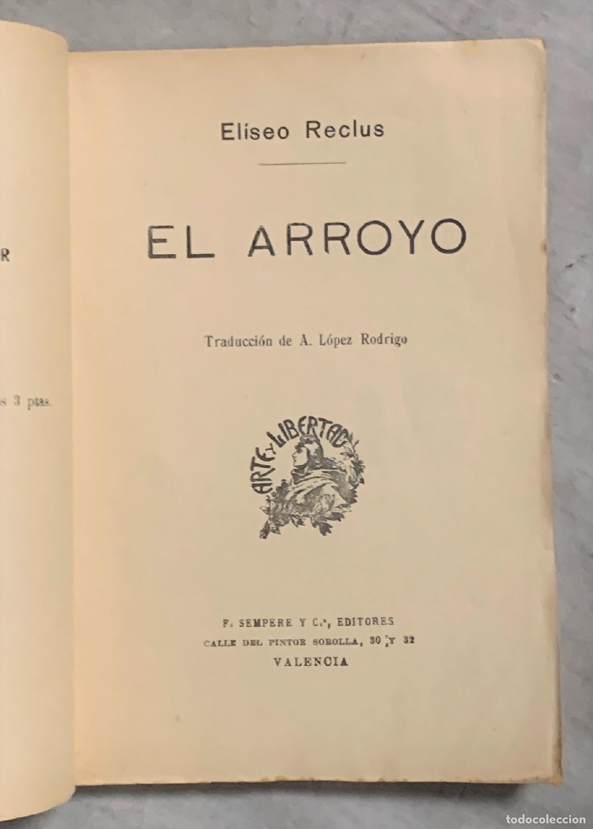 Libros: EL ARROYO. Traducci&oacute;n de A. L&oacute;pez Rodrigo - Foto 2