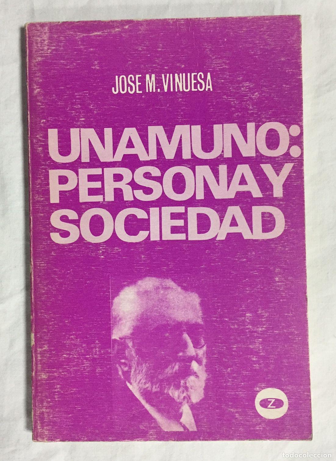 Libros: UNAMUNO: PERSONA Y SOCIEDAD - Foto 1