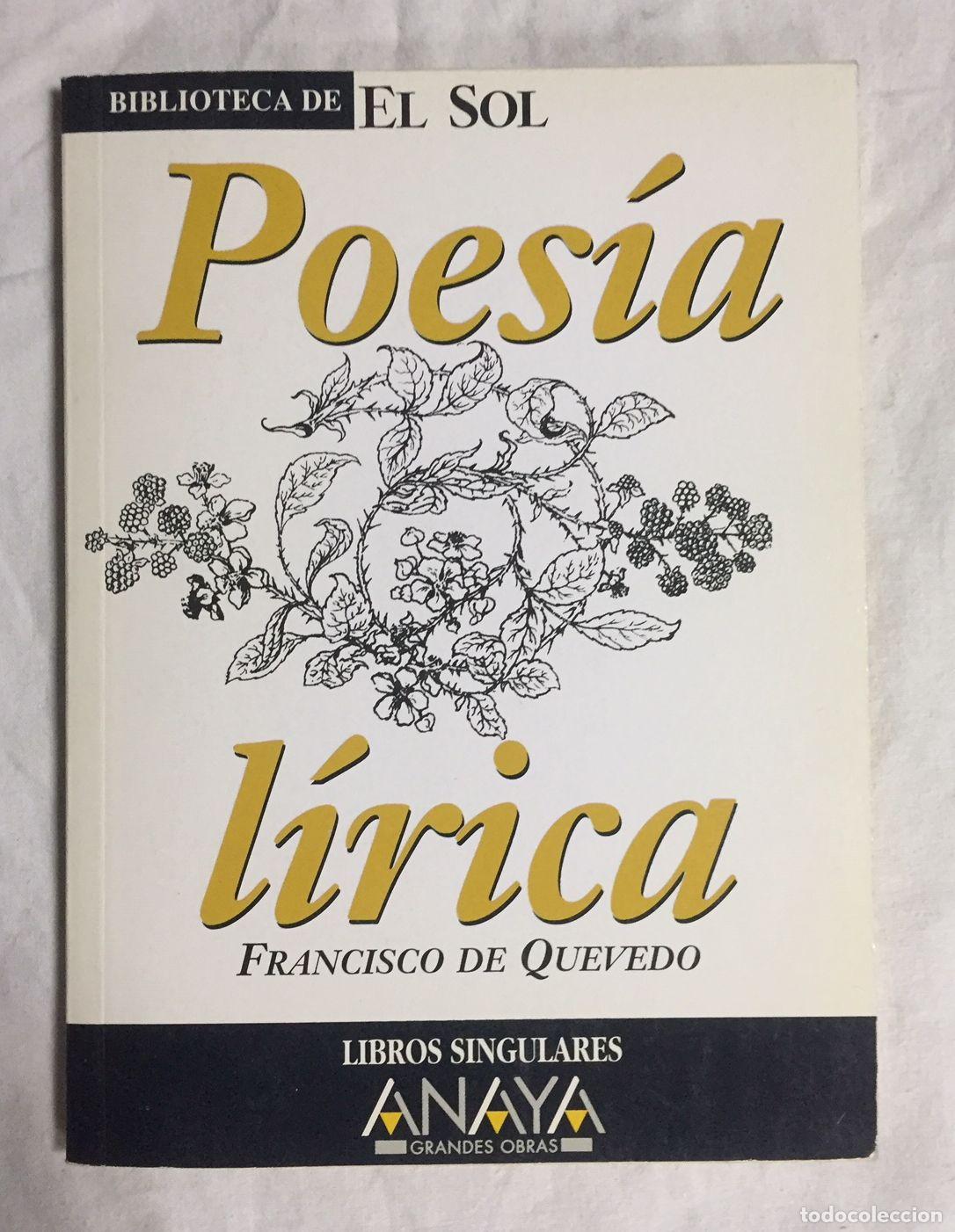 Libros: POESIA LIRICA - Foto 1