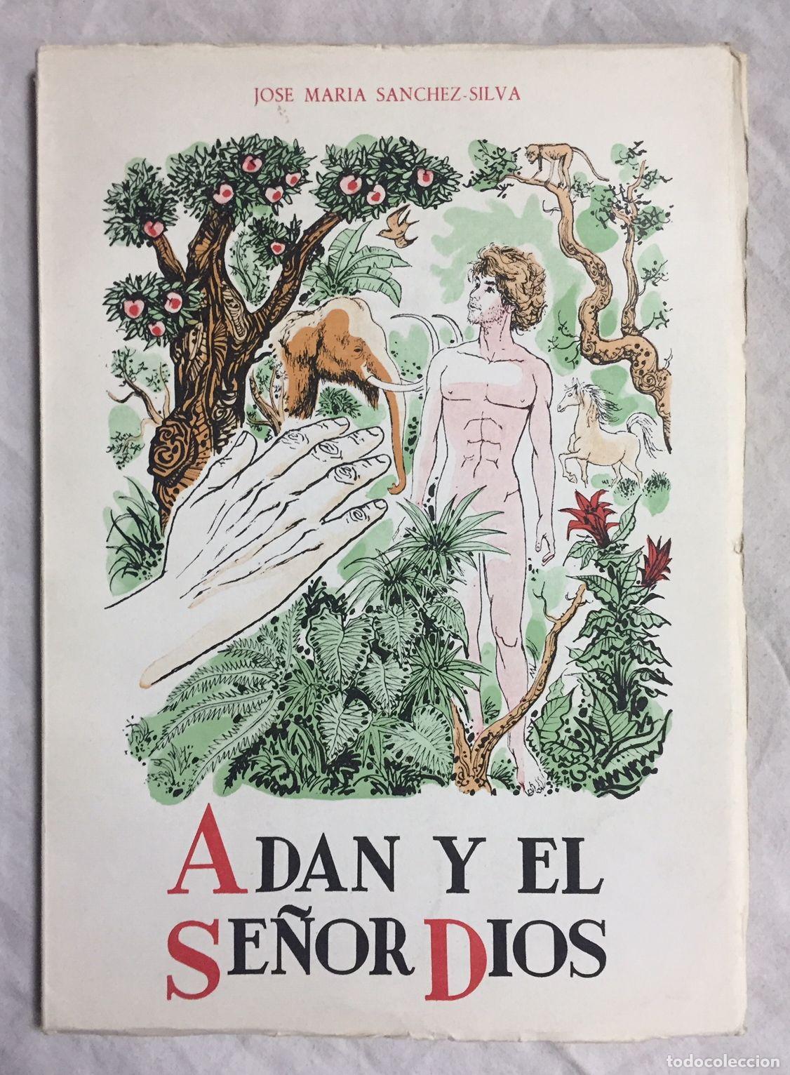 Libros: ADAN Y EL SE&Ntilde;OR DIOS. Ilustraciones de Lorenzo Go&ntilde;i - Foto 1