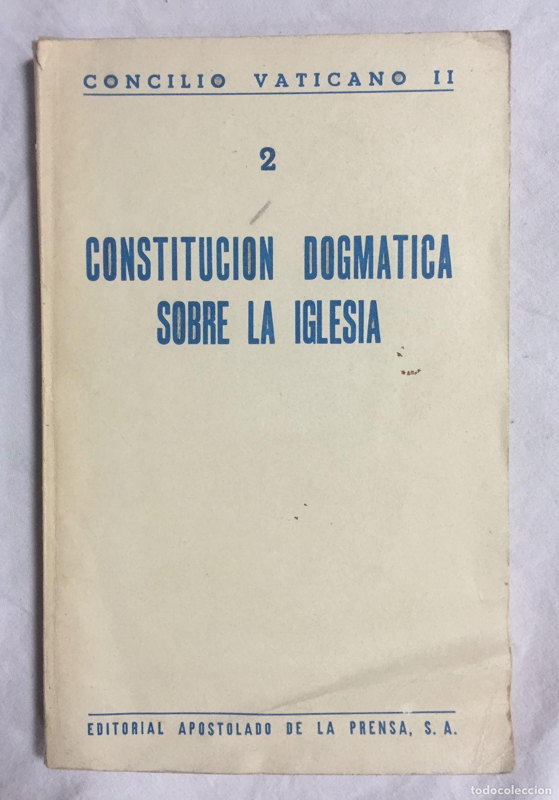 Libros: CONCILIO VATICANO II. CONSTITUCION DOGMATICA DE LA IGLESIA - Foto 1