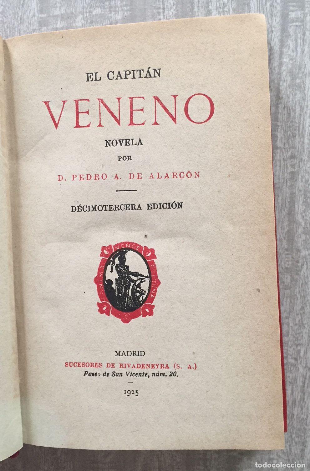Libros: EL CAPIT&Aacute;N VENENO. Novela - Foto 2
