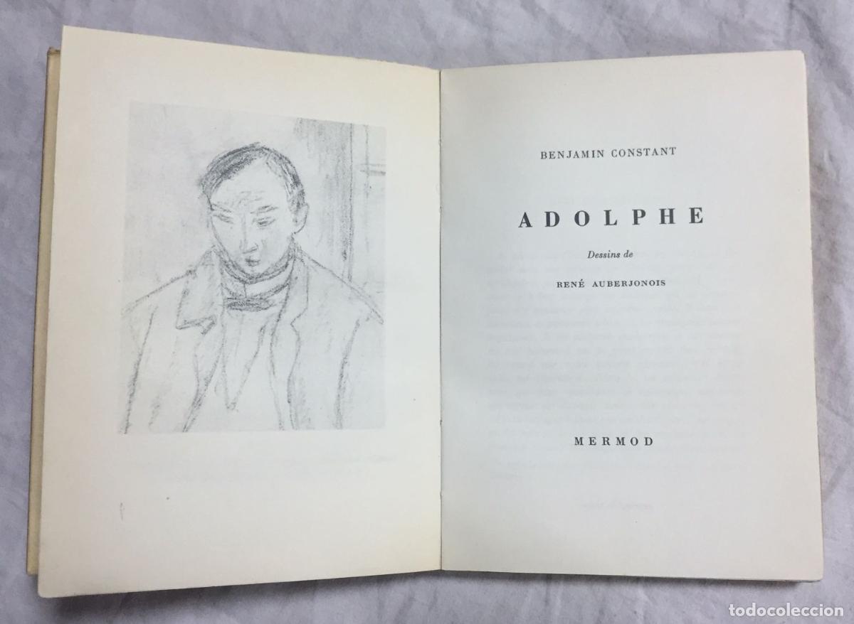 Libros: ADOLPHE. Dessins de Ren&eacute; Auberjonois - Foto 2