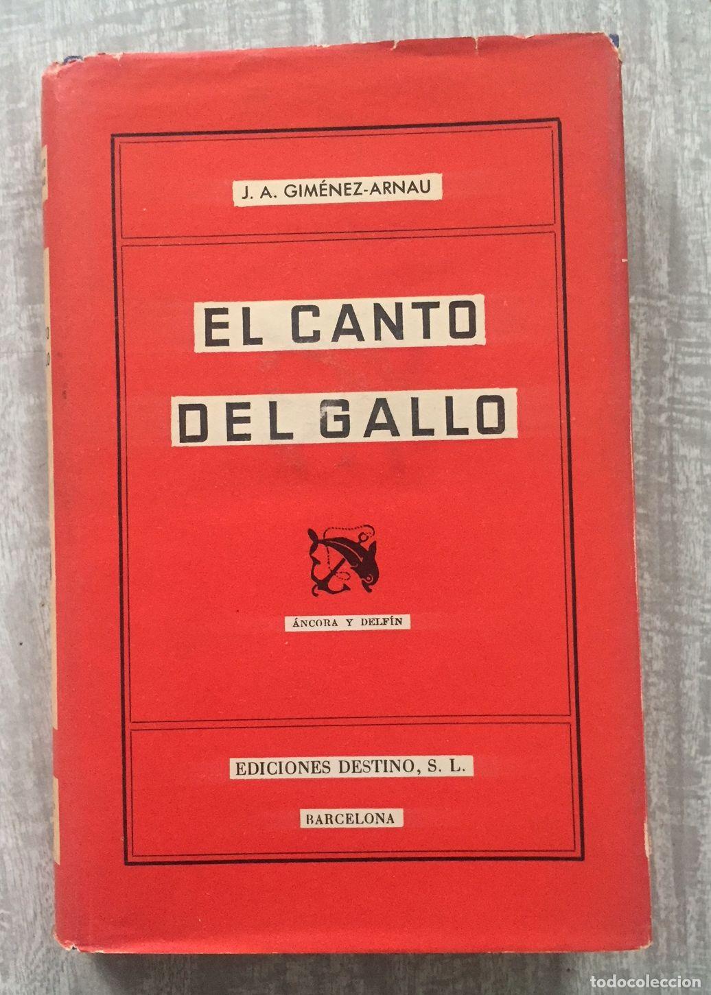 Libros: EL CANTO DEL GALLO - Foto 1
