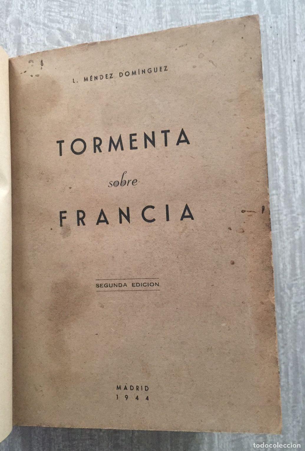 Libros: TORMENTA SOBRE FRANCIA - Foto 2