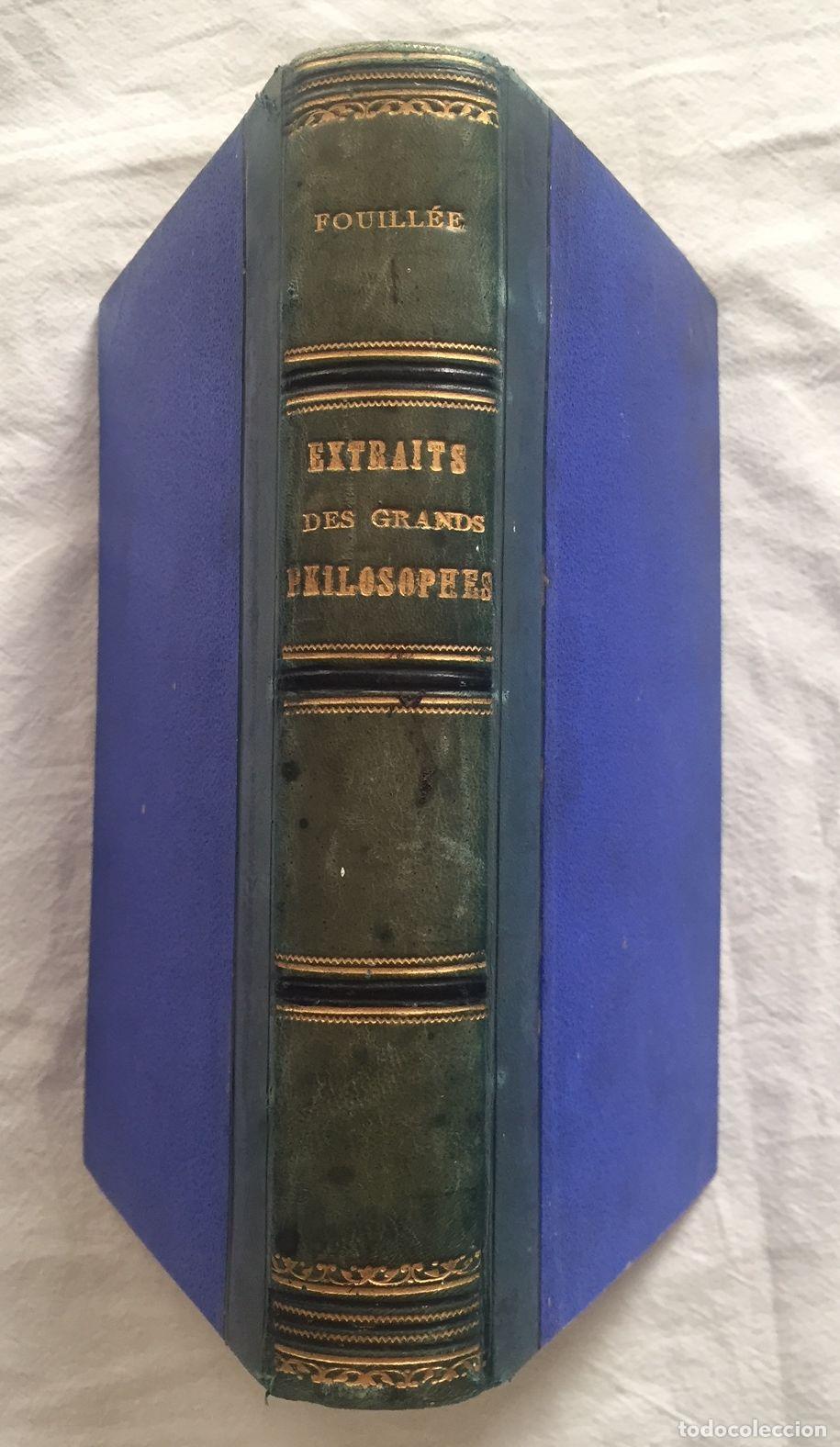 Libros: EXTRAITS DES GRANDS FHILOSOPHES - Foto 2