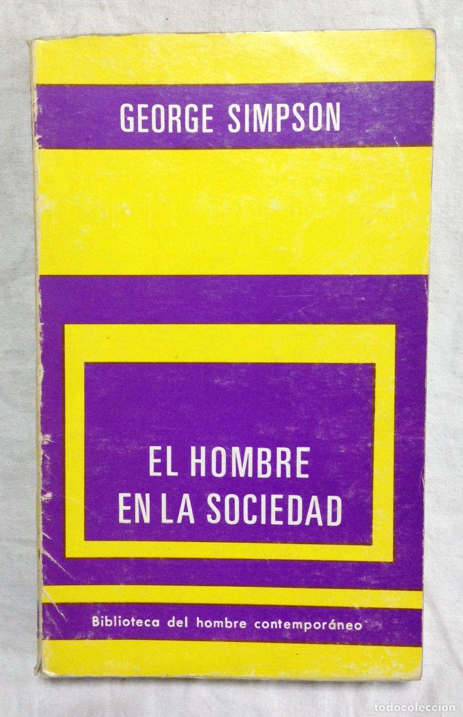 Libros: EL HOMBRE EN LA SOCIEDAD - Foto 1