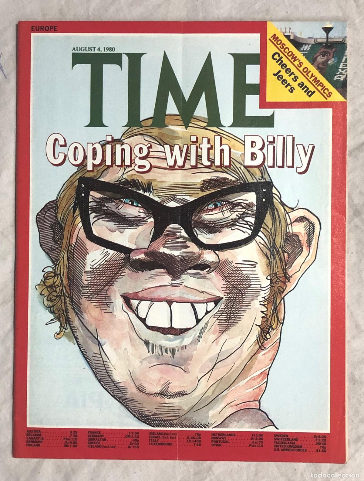 Libros: TIME - AUGUST 4, 1980. COPING WITH BILLY - Foto 1