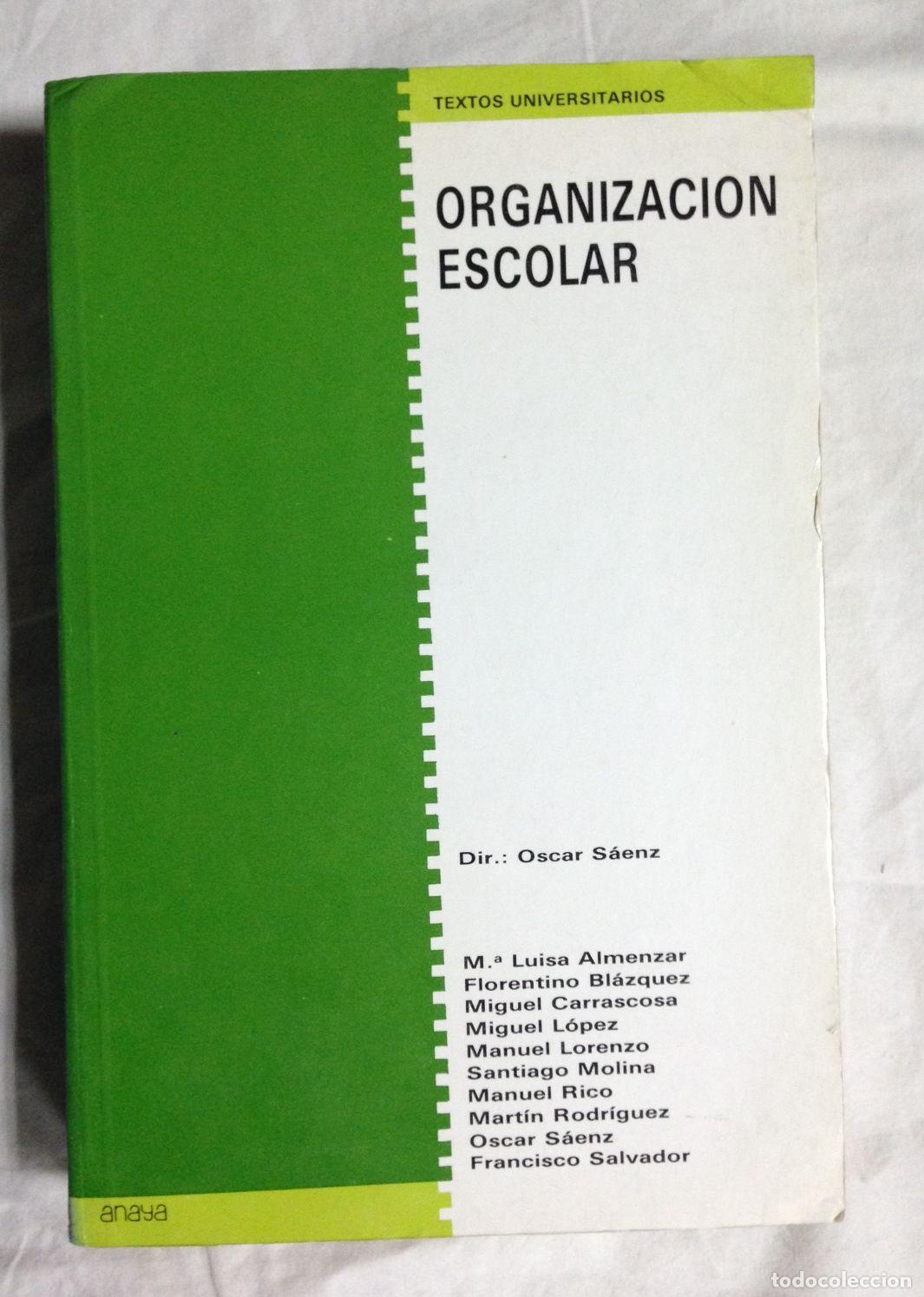 Libros: ORGANIZACION ESCOLAR - Foto 1