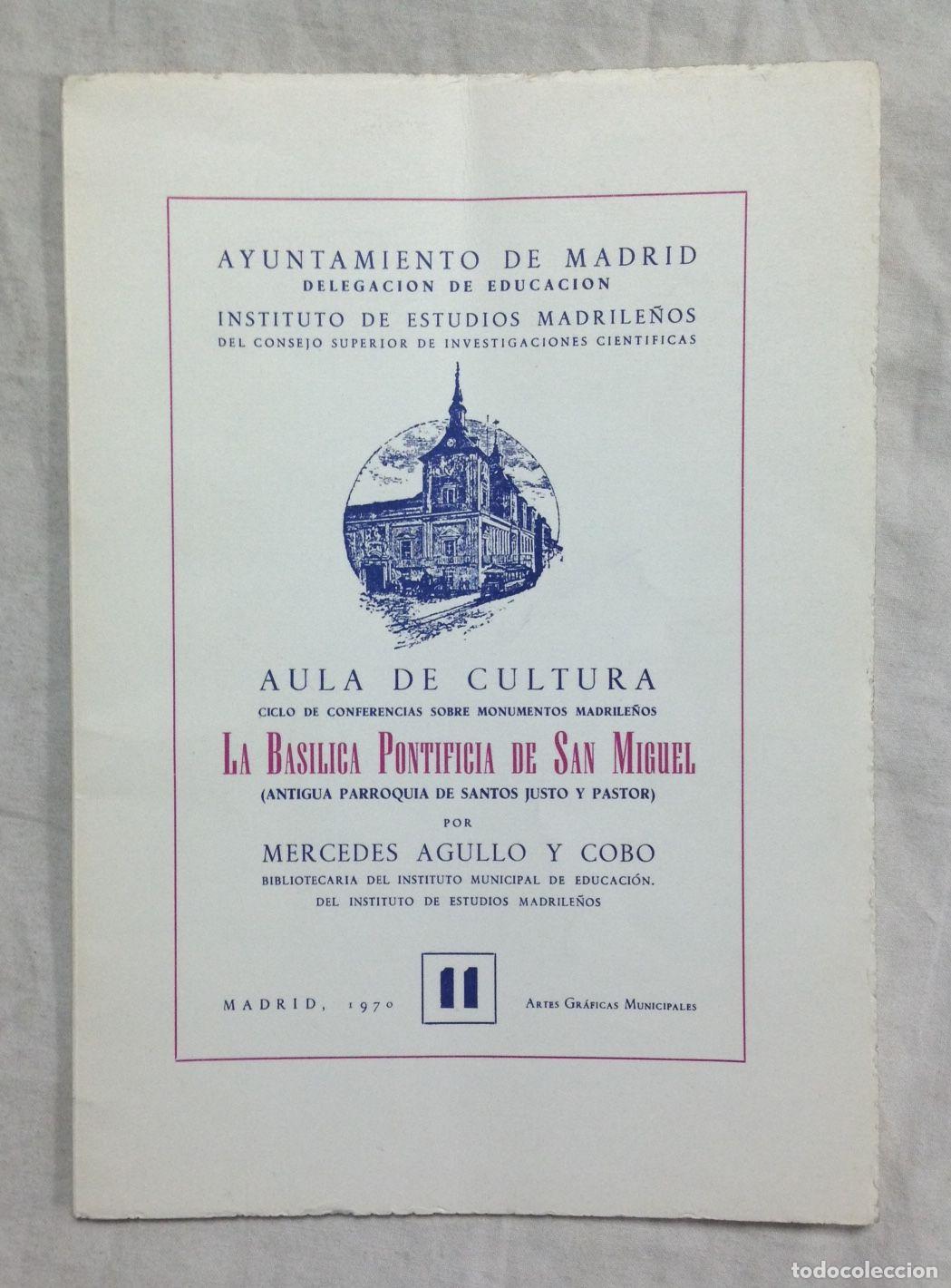 Libros: LA BAS&Iacute;LICA PONTIFICIA DE SAN MIGUEL (Antigua parroquia de Santos Justo y Pastor)