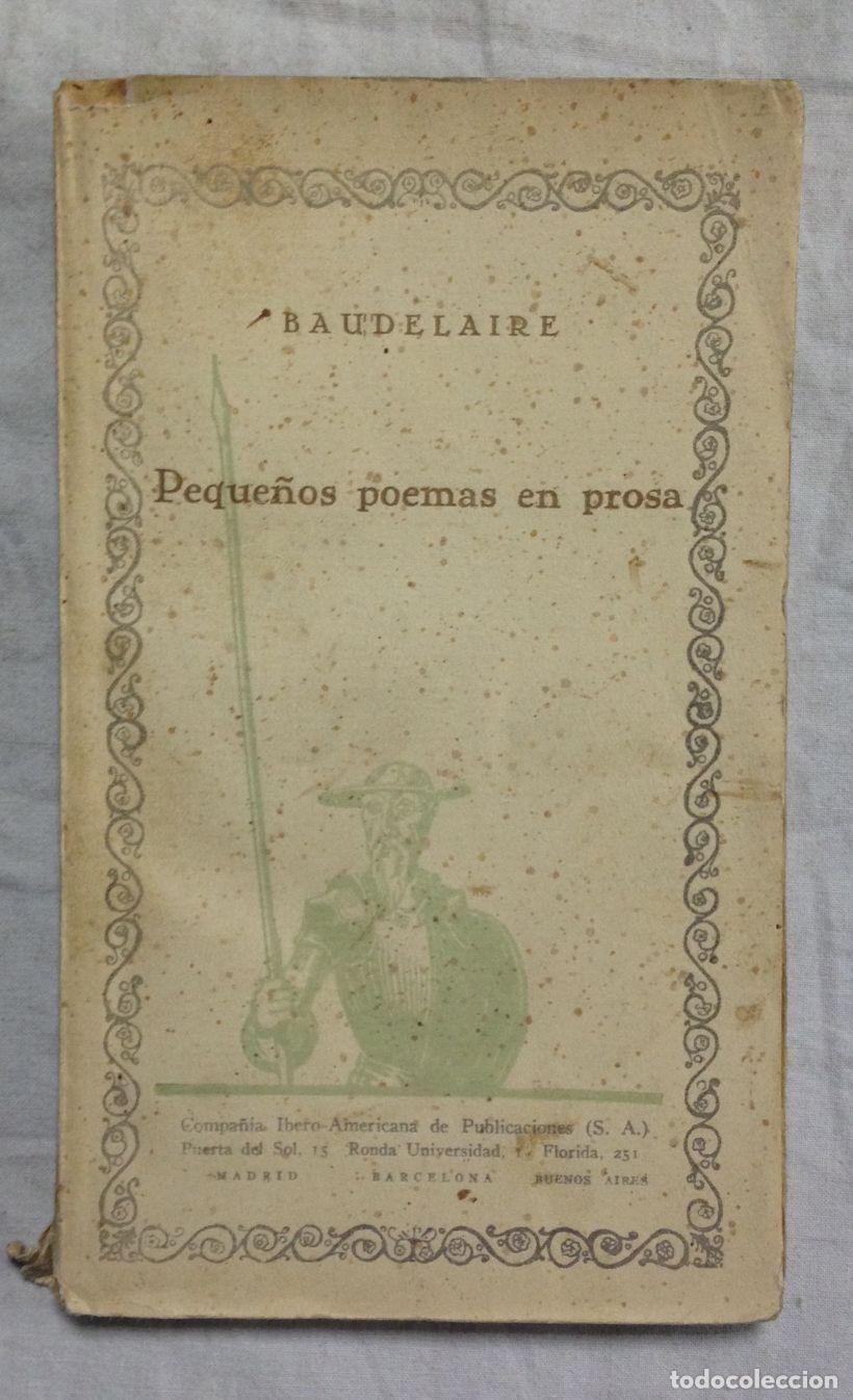 Libros: PEQUE&Ntilde;OS POEMAS EN PROSA. Pr&oacute;logo de Francisco Garc&iacute;a Romo - Foto 1
